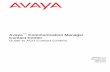 Avaya Communication Manager Contact Center Guide to …€¦ · Avaya™ Communication Manager Contact Center Guide to ACD Contact Centers Release 1.3 555-233-516 Issue 1.0 May 2003