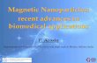 Magnetic Nanoparticles: recent advances in biomedical ...qinf.fisica.unimi.it/~gonzo/TalksCDip17/5_3_PArosio-compressed.pdf · Magnetic Fluid Hyperthermia (MFH) or Magnetothermia