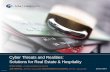 Cyber Threats and Realities: Solutions for Real Estate ... · Cyber Threats and Realities: Solutions for Real Estate ... Verizon 2013 Data Breach ... Vegas Sands customers' Social