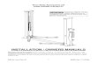 INSTALLATION / OWNERS MANUALS - Forward Lift | … lbs. Floor Plate Lift 1 IN60001 Rev. C 11/6/2008 Floor Plate Automotive Lift 9,000 POUND CAPACITY INSTALLATION / OWNERS MANUALS Read