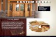 CUSTOM DOORS - B&B Wood Products, Inc. DOORS What is the difference between a tract house and a custom home? Many things. But one of the simplest ways to dramatize a home is with well