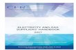 ELECTRICITY AND GAS SUPPLIERS HANDBOOK 2017 · ELECTRICITY AND GAS SUPPLIERS’ HANDBOOK ... Electricity and Gas Supplier Handbook ... Code of Practice Pay As You Go Metering and