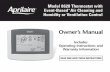 Model 8620 Thermostat with Event-Based Air Cleaningand Humidity or Ventilation Control · Event-Based™ Air Cleaningand Humidity or Ventilation Control ... The thermostat automatically