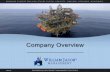 Company Overview - William Jacobwilliamjacob.com/html/pdf/Presentations/William Jacob Management...Company Overview. ENSURING SUCCESS FOR ... Jacob Management has been steadily earning