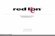 Watchdog Relay 6HBWDOG1 - Red Lion Product...Watchdog Relay 6HBWDOG1 User Manual December 2014 . 6HBWDOG1 Heartbeat Relay. Connect Monitor. Control. ... These products should not be