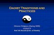 Daoist Traditions and Practices - The University of Florida · Universal salvation comes to include the dead, ... Daoist traditions 11/22/2009 Poceski - Chinese Religions 23. Daoism