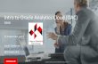 Oracle Analytics Roadmap - coug.ab.cacoug.ab.ca/wp-content/uploads/2017/11/OAC-COUG.pdf · •OBIEE 12c –BAR file from OBIEE 12c is compatible with OAC ... Oracle Analytics Roadmap