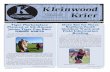 KIOOD K Kleinwood Official Publication of the ….…Kleinwood Official Publication Krier of the Kleinwood Homeowners Association K (Continued on page 3) (Continued on page 3) Tiger