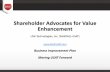 Shareholder Advocates for Value Enhancement€¦ · Shareholder Advocates for Value Enhancement USA Technologies, Inc. (NASDAQ: USAT) Business Improvement Plan Moving USAT Forward