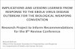 IMPLICATIONS AND LESSONS LEARNED FROM ...httpAssets)/F417C...IMPLICATIONS AND LESSONS LEARNED FROM RESPONSE TO THE EBOLA VIRUS DISEASE OUTBREAK FOR THE BIOLOGICAL WEAPONS CONVENTION