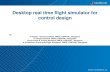 Desktop real time flight simulator for control design€¦ · Desktop real time flight simulator for control design ... Role of flight simulation in aircraft ... Aircraft Simulation