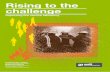 Rising to the challenge - Fitting-in · Rising to the challenge Improving fire service efficiency Community safety National report December 2008