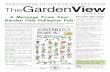 The Garden Vie garden view .pdf · The. Garden. View. S. ummer, 2017 ... chair, place setting and a dish to share. Weather permitting. August 21, ... Photo by Sandra Cruzo