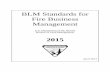 BLM Standards for Fire Business Management OF CONTENTS INTRODUCTION BUREAU OF LAND MANAGEMENT (BLM) STANDARDS FOR FIRE BUSINESS MANAGEMENT 1 Document Purpose ...
