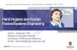 Hand Hygiene and Human Factors/Systems … Hygiene and Human Factors/Systems Engineering . THE LANCET ... Slide stolen from ... compliance rate in Auditor General Merwan Saher’s
