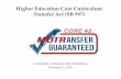 Higher Education Core Curriculum Transfer Act (SB … Education Core Curriculum Transfer Act (SB 997) Higher Education Core Curriculum ... Conceptual Framework •Basic framework identified