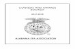 CONTESTS AND AWARDS BOOKLET - Alabama FFA and Awards Booklet... · Agriscience Animal Systems Research ... applies specifically to the Auburn University Beef Teaching Unit, Swine