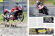 Yamaha YZF R15 - La Revista De Motos | Publicación …€¦ ·  · 2015-01-2614 EF Examen a Fondo Yamaha R15 son los que caen engañados por sus formas y con un tono de seguridad