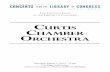 C URTIS C HAMBER O RCHESTRA - The Library of Congress · C URTIS C HAMBER O RCHESTRA ... Englishman in Florence. ... Prokofiev led the U.S. premiere of the Classical in New York with