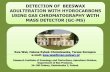 DETECTION OF BEESWAX ADULTERATION WITH HYDROCARBONS USING ... · ADULTERATION WITH HYDROCARBONS USING GAS CHROMATOGRAPHY WITH MASS DETECTOR ... The aim of the study ... the spectra