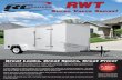 RWT - RC Trailers · RWT Great Looks, Great Specs, Great Price! The RWT is available in a variety of sizes, ranging from a compact 4’ wide x 6’ long, to a spacious 8.5’