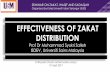 EFFECTIVENESS OF ZAKAT DISTRIBUTION - kuis.edu.my€¦ · vs Zakat Management Centres Paternal attitude of IRCs 4 POLITICAL INTERVENTION SEMINAR ON ZAKAT, WAQF AND SADAQAH