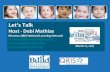 Let’s Talk - Homepage | QRIS National Learning Network · Let’s Talk Host -Debi Mathias Director, QRIS National Learning Network dmathias@buildinitiative.org   March 21 ...