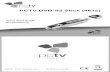 PCTV DVB-S2 Stick (461e) - files.elv.com · If you wish to operate the PCTV DVB-S2 Stick with the supplied remote control, please ensure that