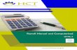 Payroll Manual and Computerised - HCT Learning · Payroll Manual and Computerised 5N1546 Programme Content ... points, tax credits and all statutory and non statutory deductions,