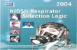 NIOSH Respirator Selection Logic · NIOSH Respirator Selection Logic Ordering Information To receive documents or other information about occupational safety and health topics, contact