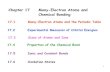 Chapter 17 Many-Electron Atoms and Chemical Bonding · Chapter 17 Many-Electron Atoms and Chemical Bonding 17.1 Many-Electron Atoms and the Periodic Table ... 19 Filling the orbitals