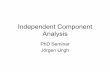 Independent Component Analysis - Örebro Universityaass.oru.se/.../2007_06_07b-Ungh-Independent_Component_Analysi… · Further information: Book: Independent Component Analysis -
