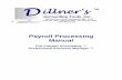 Payroll Processing Manual 20170213 - Dillner's Accounting ...voffice.dillners.com/Publications/Payroll Processing Manual.pdf · Payroll Processing Manual ... Add new items to payroll