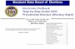 Maryland State Board of Elections - Montgomery County … · Electronic Pollbooks Start-Up Procedure……… ... Electronic Pollbook Set-Up Procedure 1 MD Electronic ... The printer