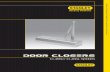 DOOR CLOSERS 1 - stanleyhardwarefordoors.com · DOOR CLOSERS 1 D-4550 / D-4551 ... Door Closers mounted in accordance with the provided installation ... (For drop plate dimensions