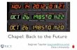 Chapel: Back to the Future · Chapel: Back to the Future! Sağnak ... in process of being submitted to Chapel open ... • Unlike sync which waits for all begin-tasks in the ...