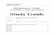 Probability, Circles and Ellipses Study Guide · Probability, Circles and Ellipses Study Guide Prerequisites: ... The answers to the Exercises questions are found in the back of ...