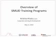 Overview of SMUD Training Programs - United States … · Overview of SMUD Training Programs Krishna ... Managers & Supervisors Non-Supervisory Employees By Position Course Owner