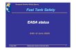 Fuel Tank Safety EASA status - easa. EASA and fuel tank safety 7- Long term EASA requirements