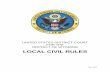 local Civil Rules - United States District Court For The ... · may 2017. united states district court . for the . district of wyoming. local civil rules