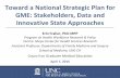 Toward a National Strategic Plan for GME: Stakeholders ... · GME: Stakeholders, Data and Innovative State Approaches ... AACOM, AOA, AMA –Specialty Advocacy: Family Medicine ...