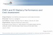 PHEV and EV Battery Performance and Cost Assessment · PHEV and EV Battery Performance and Cost Assessment ... L f I ASI. Battery Pack. ... Updated costs of LFP cathode, current collectors,