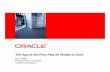 The Age of the Pure Play BI Vendor is Overdownload.101com.com/pub/TDWI/Files/Oracle @ TDWI Vancouver SMv… · The Age of the Pure Play BI Vendor is Over ... Analytical Applications