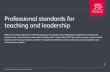 Professional Standards for Teaching and Leadershiplearning.gov.wales/docs/learningwales/publications/170901... · Professional standards for teaching and leadership Welcome to these