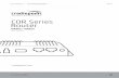COR Series Router - Cradlepoint · COR Series Router IBR900 / IBR950 User Manual. ... • Indoor/Outdoor Panel Patch Part #: ... • 7+ 3/7/20 • 8+ 1 • 12 ...