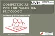 México y Latinoamérica - my.laureate.neta2013... · tipos: Teórico-Metodológicas, Técnicas- contextuales y adaptativas- éticas, además de las Competencias Generales todas ellas