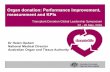 Organ donation: Performance improvement, measurement and KPIs · Organ donation: Performance improvement, measurement and KPIs 1 ... Hospital-based teams are established to work together