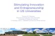 Stimulating Innovation and Entrepreneurship in US .Stimulating Innovation and Entrepreneurship ...