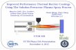 Improved Performance Thermal Barrier Coatings Using … Library/Events/2016/utsr/Wednesday... · Improved Performance Thermal Barrier Coatings Using The Solution Precursor . Plasma