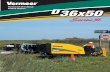 Horizontal Directional Drilling System DD36x50 36x50€¦ · Midsized with Big Features. When you need a midsized drill with big features, look no further than the Vermeer D36x50